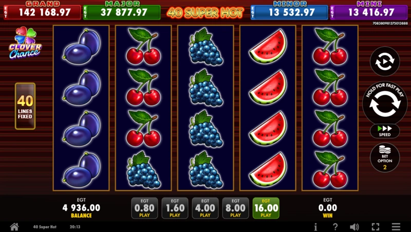40 Super Hot slot demo